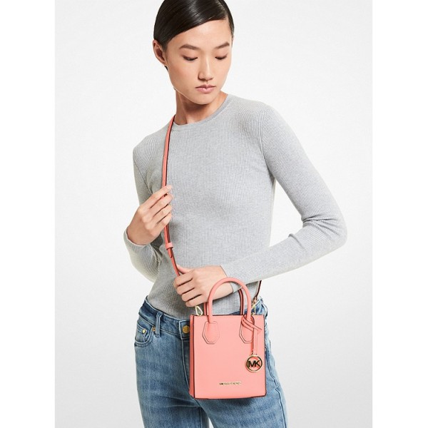 Mercer Extra-Small Pebbled Leather Crossbody Bag