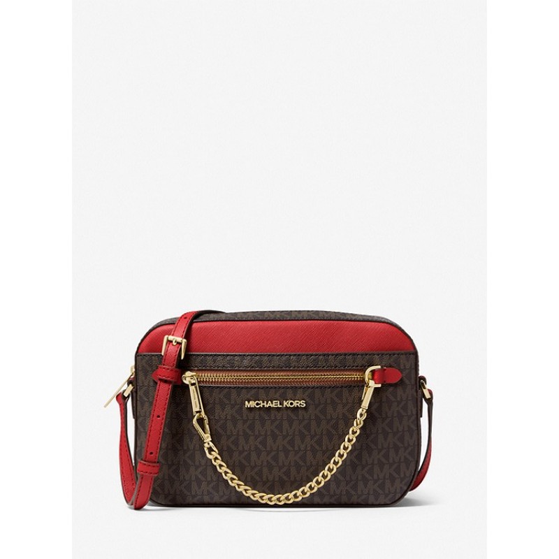 Jet Set Large Logo Crossbody Bag