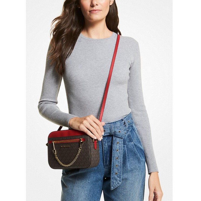 Jet Set Large Logo Crossbody Bag