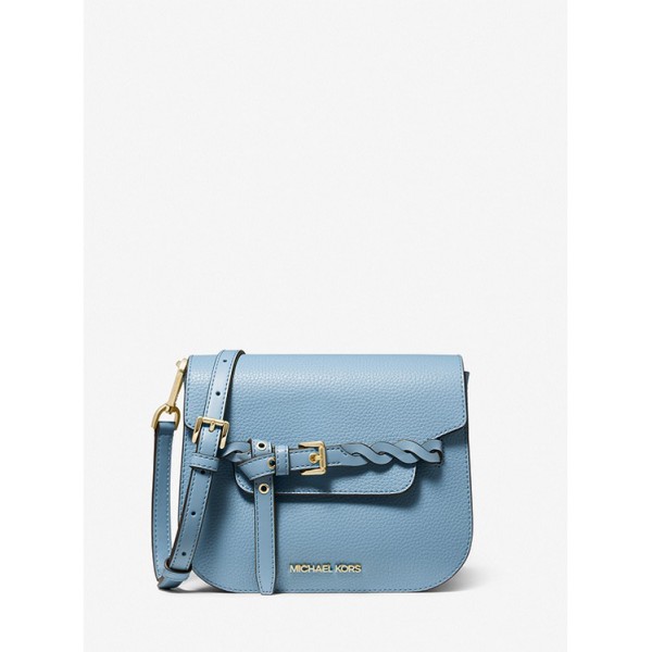 Emilia Small Pebbled Leather Crossbody Bag