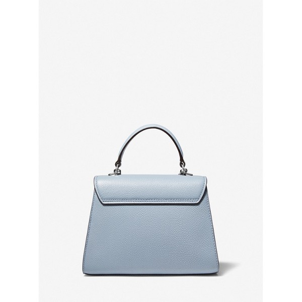 Serena Small Pebbled Leather Satchel