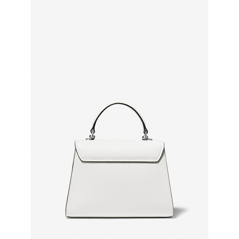 Serena Small Pebbled Leather Satchel