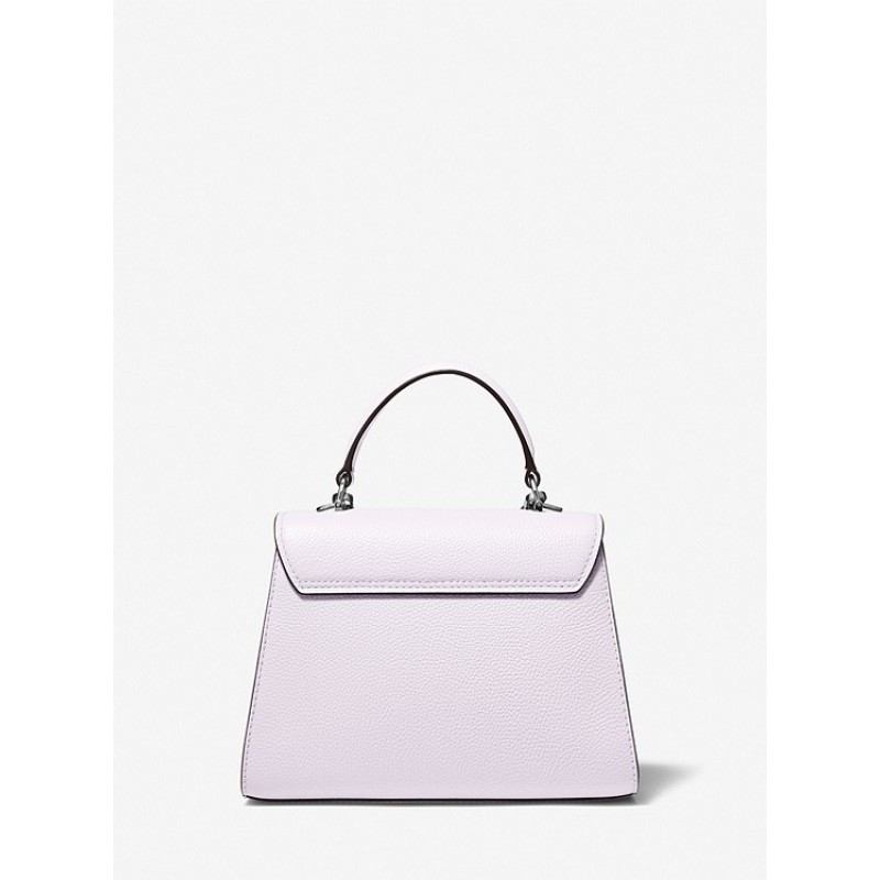 Serena Small Pebbled Leather Satchel