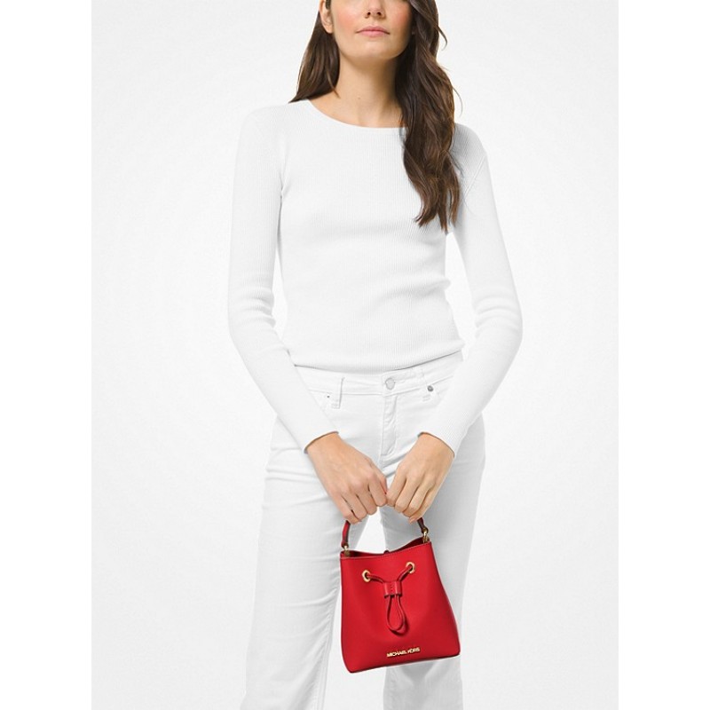 Suri Small Saffiano Leather Crossbody Bag