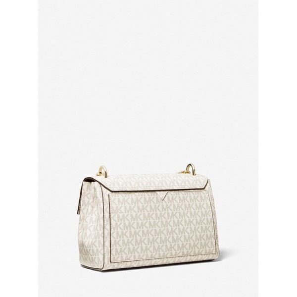 Lita Medium Two-Tone Logo Crossbody Bag