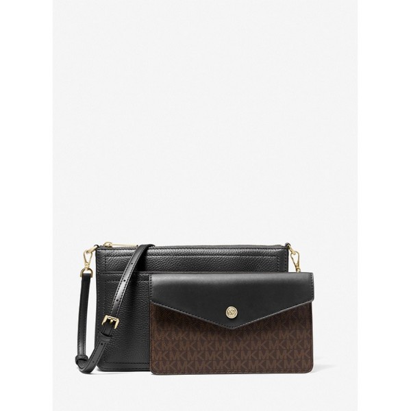 Maisie Medium Pebbled Leather 3-in-1 Crossbody Bag