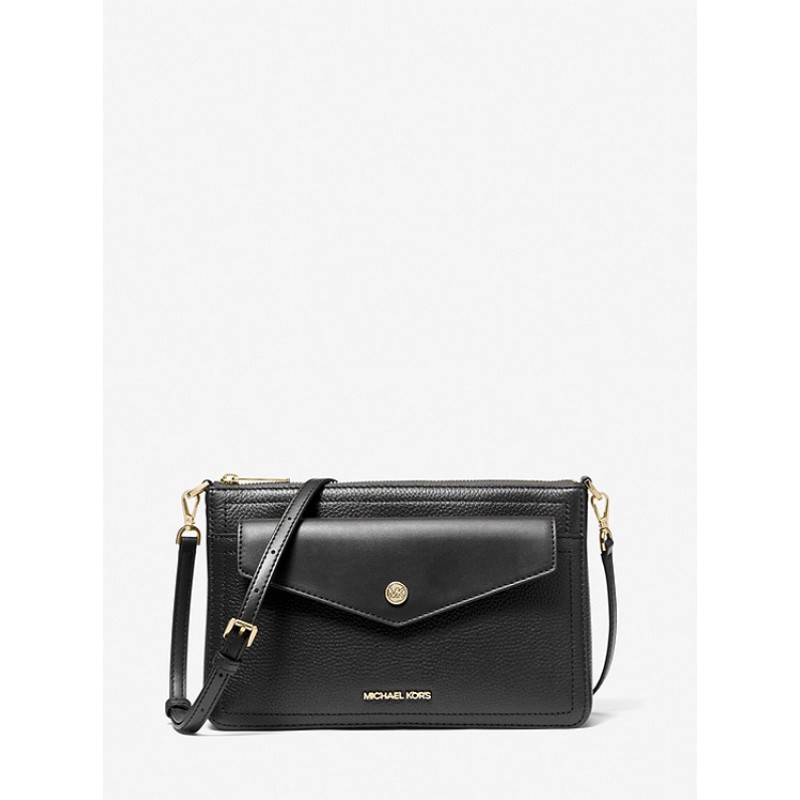 Maisie Medium Pebbled Leather 3-in-1 Crossbody Bag