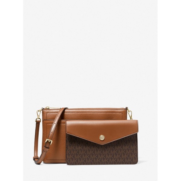 Maisie Medium Pebbled Leather 3-in-1 Crossbody Bag