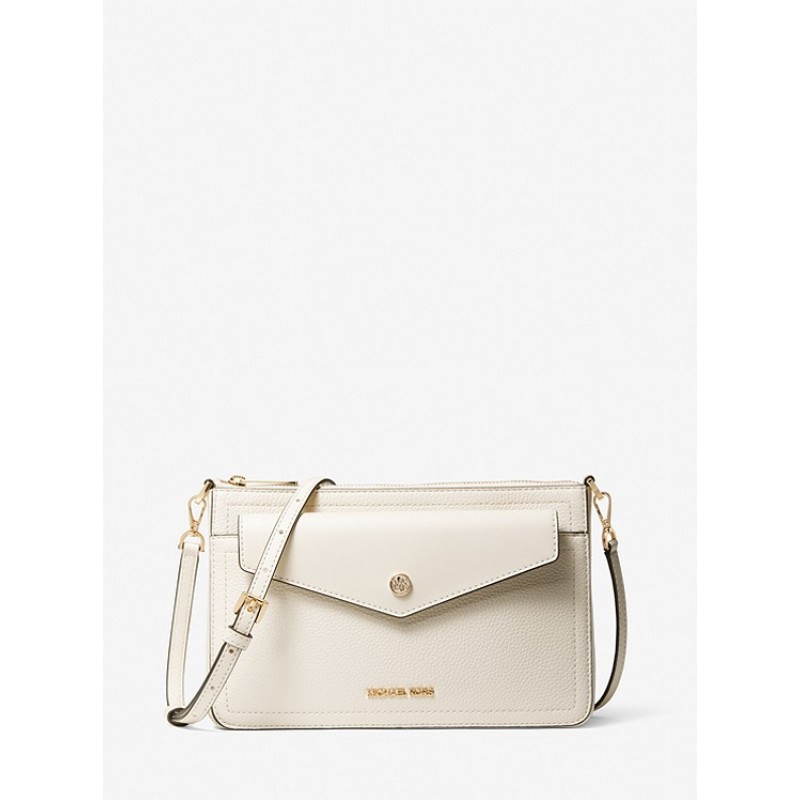 Maisie Medium Pebbled Leather 3-in-1 Crossbody Bag