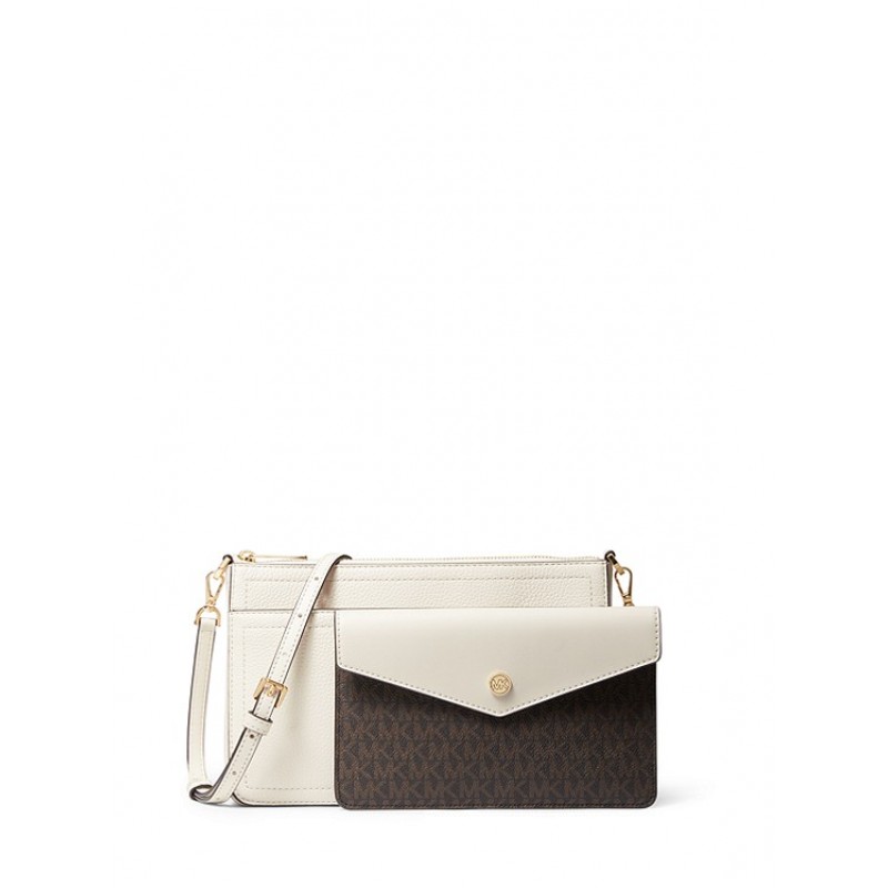 Maisie Medium Pebbled Leather 3-in-1 Crossbody Bag