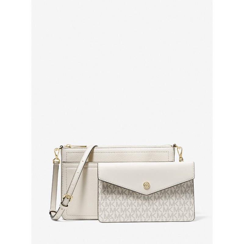 Maisie Medium Pebbled Leather 3-in-1 Crossbody Bag