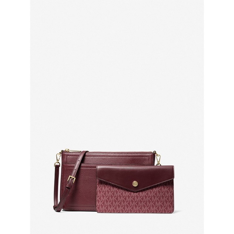 Maisie Medium Pebbled Leather 3-in-1 Crossbody Bag