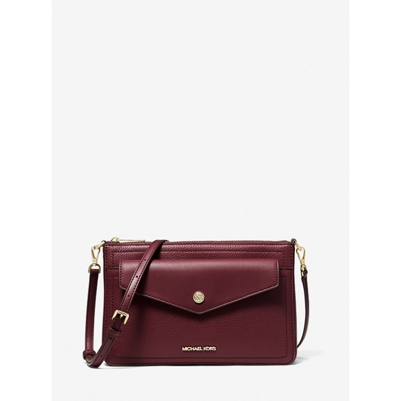 Maisie Medium Pebbled Leather 3-in-1 Crossbody Bag