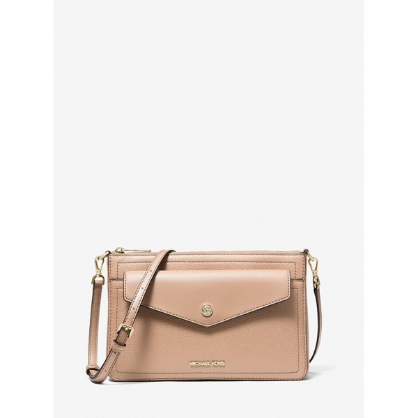 Maisie Medium Pebbled Leather 3-in-1 Crossbody Bag