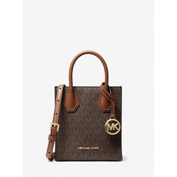 Mercer Extra-Small Logo and Leather Crossbody Bag