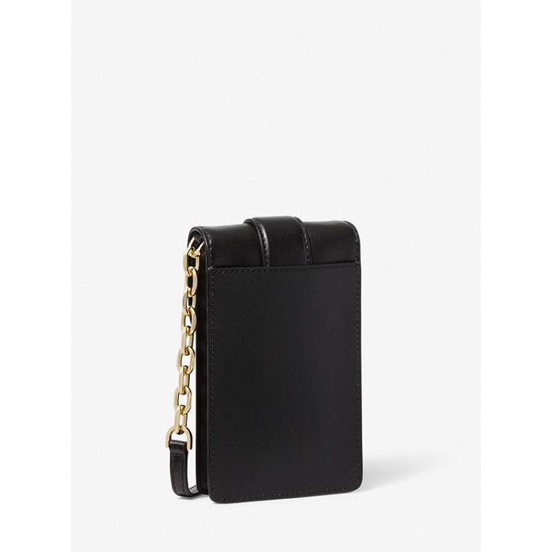 Carmen Small Faux Leather Phone Crossbody Bag