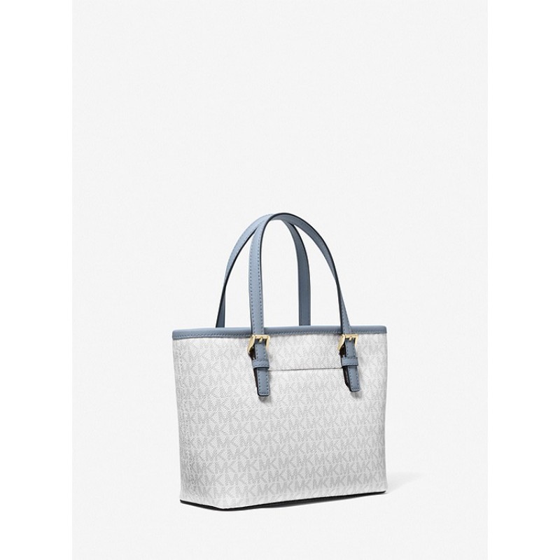 Jet Set Travel Extra-Small Logo Top-Zip Tote Bag