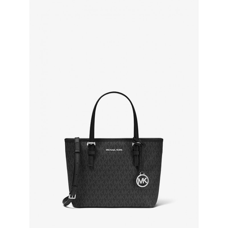 Jet Set Travel Extra-Small Logo Top-Zip Tote Bag