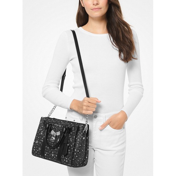 Jet Set Travel Extra-Small Logo Top-Zip Tote Bag