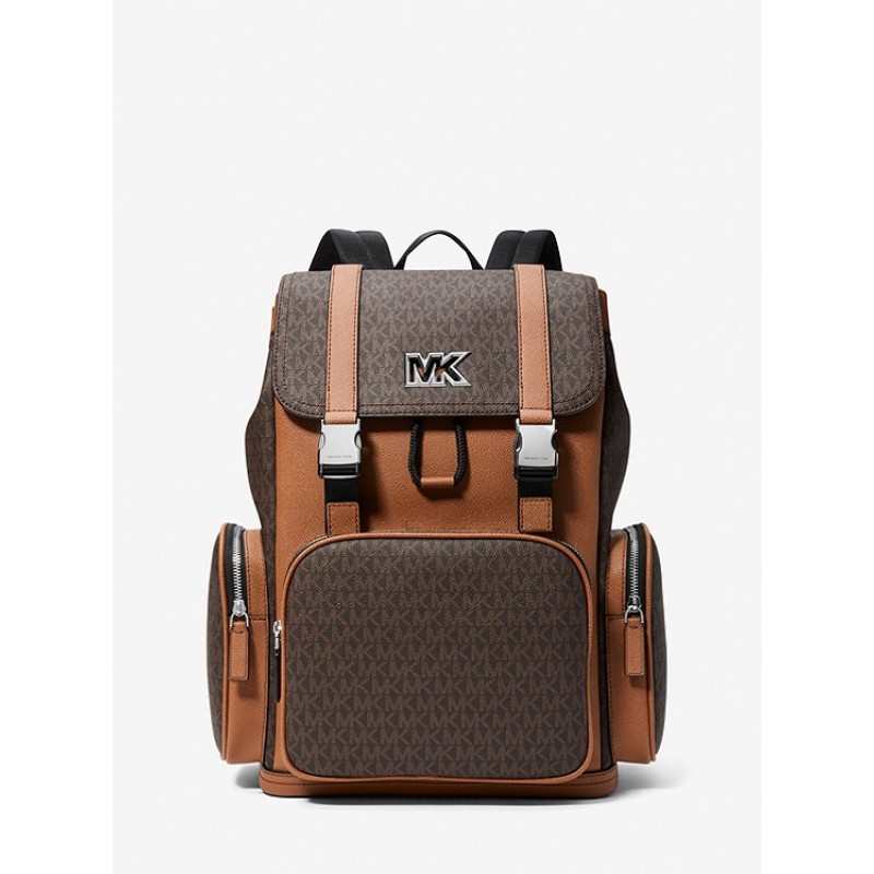 Cooper Logo and Faux Leather Backpack