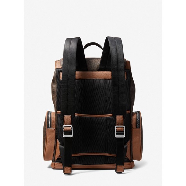 Cooper Logo and Faux Leather Backpack