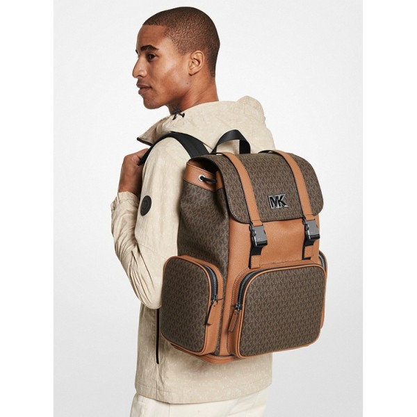 Cooper Logo and Faux Leather Backpack