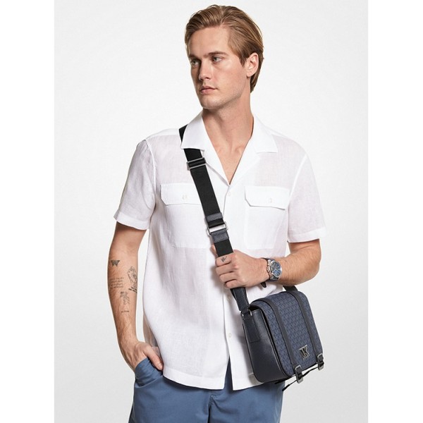 Cooper Medium Logo Messenger Bag