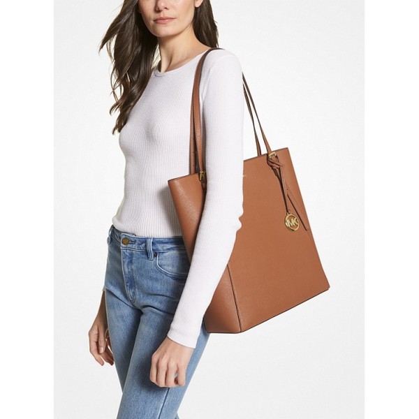 Megan Large Saffiano Leather Tote