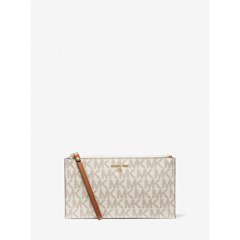 Jet Set Large Logo Wristlet